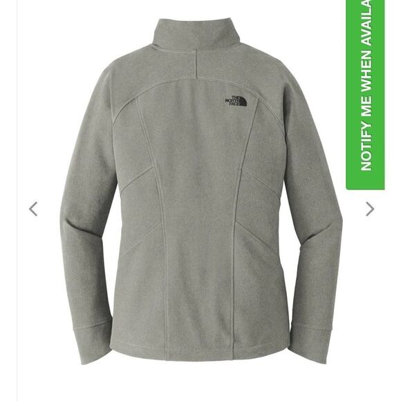 Plus size xxl nwt tnf windfall soft shell jacket grey asphalt - Picture 3 of 12